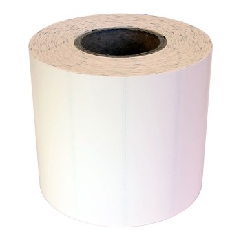 Vita hyllkantsetiketter TT Läsmärke (Blackmark) 80x25Ø40mm